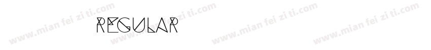 黑梦追夜体 Regular字体转换
